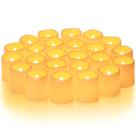 Velas votivas sem chama Homemory, pacote com 24 unidades, bateria de mais de 200 horas Velas votivas sem chama Homemory, pacote com 24 unidades, bateria de mais de 200 horas