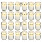 Velas votivas Soft Breeze, pacote com 24, marfim, sem perfume