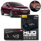 Velocimetro Digital Conta Giro Parabrisa Honda City 2015 adiante