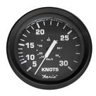 Velocímetro Faria Euro Black 4 - 30 Knot (Pitot) Speed