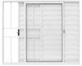 Veneziana 3 Folhas Com Grade Linha 18