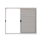 Veneziana 3 Folhas de Correr S/Grade 1.00 X 1.20 Aluminio Branco Linha Modular - Hale Veneziana 3 Folhas de Correr S/Grade 1.00 X 1.20 Aluminio Branco Linha Modular - Hale