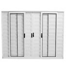 Veneziana 6 Folhas 1.00x1.20 Branca Linha 18 Modular