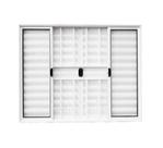 Veneziana 6 Folhas 100x100 C/Grade Branco
