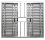 Veneziana 6 Folhas 100x120 C/Grade Brilhante