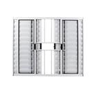 Veneziana de Alumínio com Grade Branca 6 Folhas 100 x 150 - FACCE