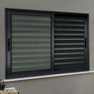 Veneziana Elite 3 Folhas Moveis 100 X 200 Vidro Liso Veneziana Elite 3 Folhas Moveis 100 X 200 Vidro Liso