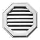 Ventilación Octagonal de 56 cm Builders Edge 22" Blanco Brillante