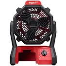 Ventilador 25 cm recarregavel vermelho 18v 0886-20 milwaukee