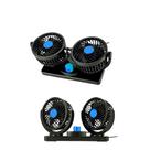 Ventilador 360º Resfriador Duplo 12v para painel carro caminhão