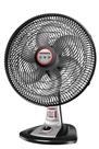 Ventilador 40cm Turbo Tech Repelente Pastilha Mondial Preto e Prata 85W VT-RP-02-6P