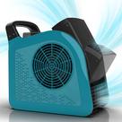 Ventilador Air Mover Blower LZLXXLZL Secador de carpetes 355CFM 130W azul