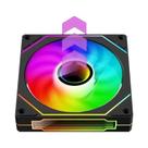 Ventilador ARGB PWM Silencioso de 12cm Upsilon UF-1 Prism 4 Pro - Para Gabinete de PC