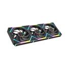 Ventilador ARGB Triplo De 12cm White Case Star Brick P1 Jungle Leopard Interstellar SE, Ventilador