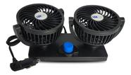 Ventilador Automotivo Duplo 12v Ajustável 2 Velocidade Diâmetro 11 Cm Ventilador Automotivo Duplo 12v Ajustável 2 Velocidade Diâmetro 11 Cm