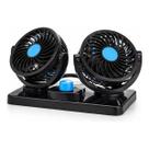 Ventilador Automotivo Duplo Ajuste 360 Carro Caminhão 12v F-1744 B-Max