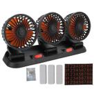 Ventilador Automotivo Triplo Carro Caminhao Kombi Automotovel 2 Velocidades Silencioso Verao calor Sol Dias Quentes