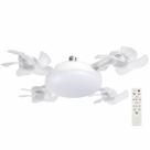 Ventilador Bocal 50w 127v/220v Briled Drone x4 Led Branco 3 Cores Quarto Sala Banheiro Ventilador Bocal 50w 127v/220v Briled Drone x4 Led Branco 3 Cores Quarto Sala Banheiro