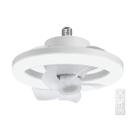 Ventilador Bocal Drone Led Branco 3 Cores Quarto Sala Banheiro