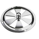 Ventilador borboleta SEA DOG em aço inoxidável com botão central de 10 cm