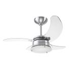 Ventilador Chanceler 3P San AT Aluminio Escovado 130W