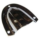 Ventilador Clam Shell Perko em latão cromado 10 x 9,5 cm
