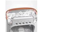 Ventilador Climatizador Luminaria Portatil Com Luz