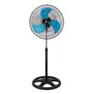 Ventilador coluna 127v de chão potente profissional 3 velocidades 45w coluna pedestal giratório 3 velocidades turbo
