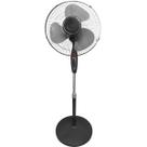 Ventilador Coluna Pedestal Torre 220V 45W 3 Hélices Ajuste De Altura até 130 cm Verão