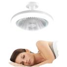 Ventilador Com Luzes Lâmpada Led Integrada De Teto Rotativo