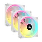Ventilador Corsair iCUE LINK QX120 RGB 120 mm Triple Starter Kit branco