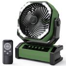 Ventilador de acampamento AddAcc 20000mAh recarregável com luz e controle remoto