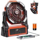 Ventilador de acampamento CosyHack Portable 20000mAh com luzes de 4 velocidades