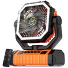 Ventilador de acampamento LNRYY recarregável 20000mAh com controle remoto e luz LED