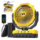 Ventilador de acampamento portátil Korbot 36000mAh recarregável 150HRS