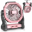 Ventilador de acampamento recarregável AESCod LED 20000mAh portátil