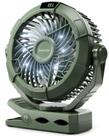 Ventilador de Acampamento Recarregável Gaiatop 4000mAh - 3 Velocidades com Luz