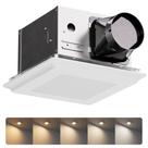 Ventilador de banho com luz LED JULLISON 2 em 1 25W 100CFM 120V