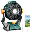 Ventilador de Camping AUIIAH X60 Recargable 10000mAh con Luz LED