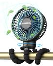 Ventilador de carrinho de criança FRIZCOL portátil recarregável 6000mAh 30Hrs