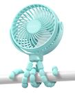 Ventilador de carrinho de passeio Coohea recarregável 4000mAh 3 velocidades azul