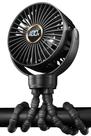 Ventilador de carrinho KIDEE Mini Portable Baby com LED USB de 3 velocidades