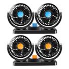 Ventilador De Carro 12v Duplo Resfriamento Cabeça Forte Ventilador De Carro 12v Duplo Resfriamento Cabeça Forte