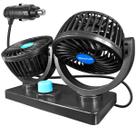 Ventilador De Carro Painel 12v Duas Cabeças Automotivo Ajustável