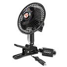 Ventilador de carro XGGYA 12V oscilante de 6 polegadas com isqueiro Ventilador de carro XGGYA 12V oscilante de 6 polegadas com isqueiro