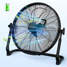 Ventilador de chão Tonree 18 com bateria portátil recarregável 46800mAh