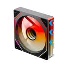 Ventilador De Chassi PWM De 12CM Jungle Leopard Prism 4 MAX Para Dissipação De Calor Com Luz