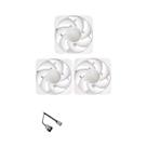 Ventilador De Chassi PWM Silencioso De 12cm ICE Whale G30, Grau Industrial, 2500RPM, Ventilador Com