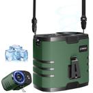 Ventilador de cintura portátil Primelove 10000mAh recarregável verde