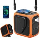 Ventilador de cintura portátil Yestono recarregável com AI Chip Orange